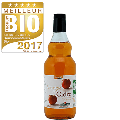 Vinaigre de cidre Bio Demeter - 50 cL - Côteaux Nantais